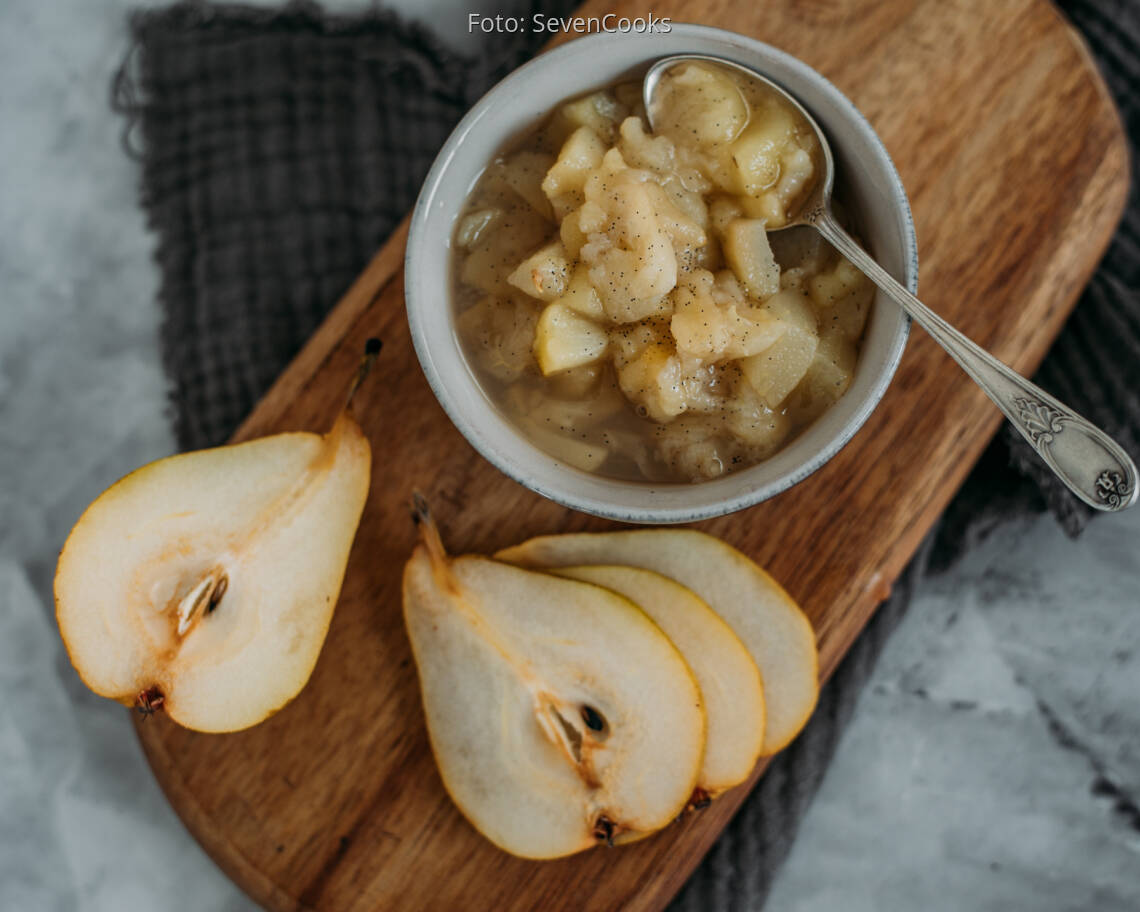 Veganes Rezept: Birnenkompott