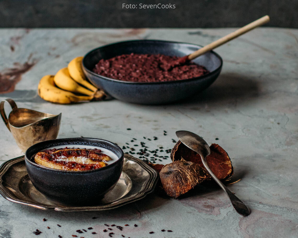 Veganes Rezept: Black Rice Pudding 3
