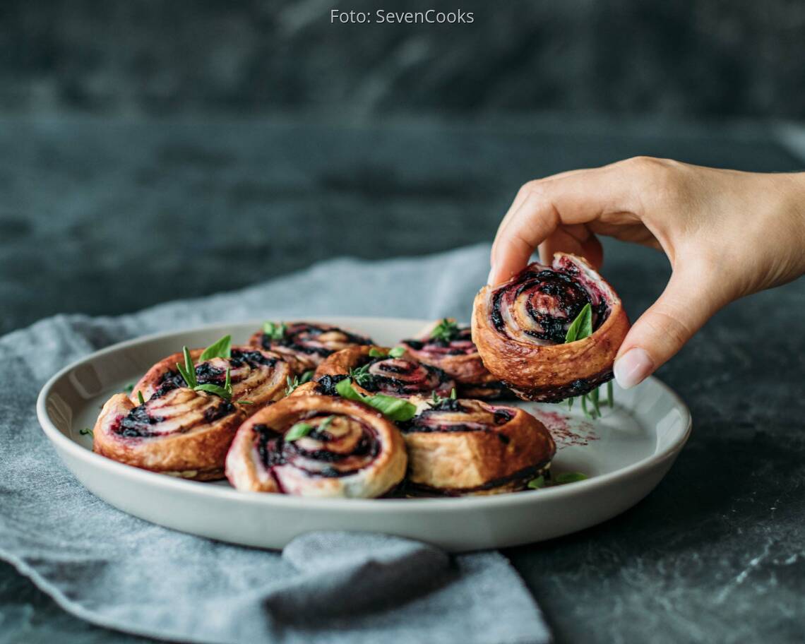 Veganes Rezept: Blaubeerschnecken aus der Provence_1