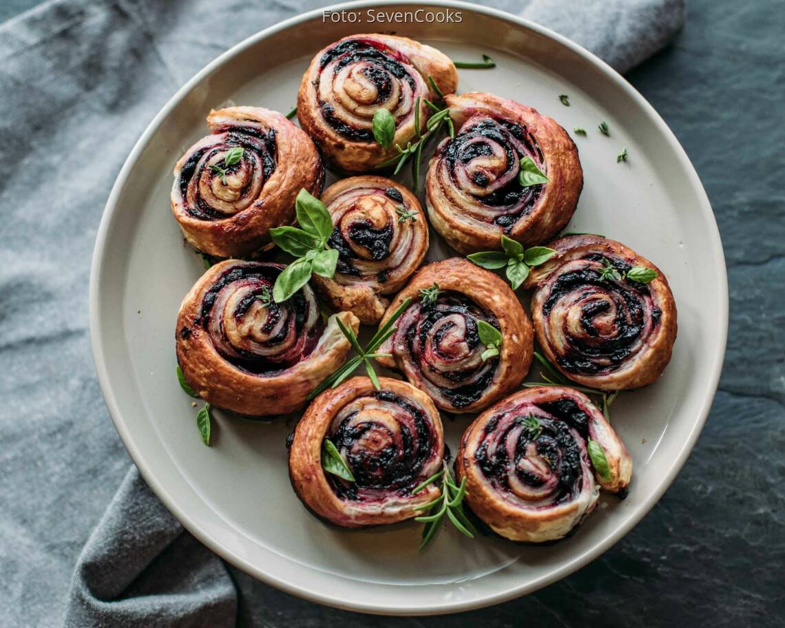 Veganes Rezept: Blaubeerschnecken aus der Provence_2