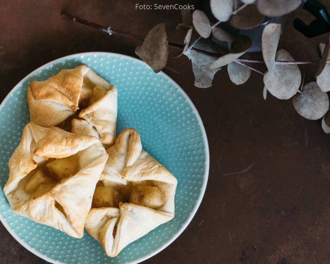 Veganes Rezept: Blätterteig-Apfel-Gebäck_1