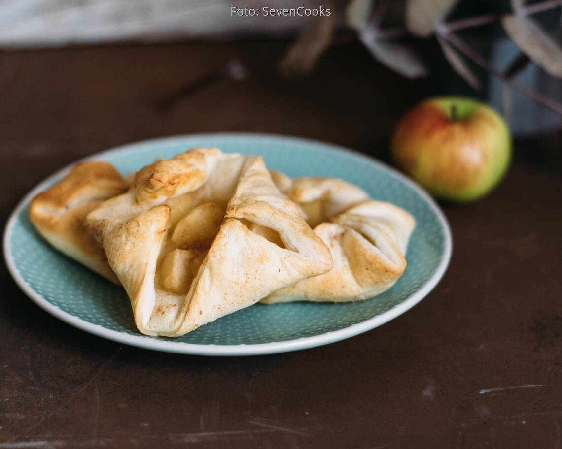 Veganes Rezept: Blätterteig-Apfel-Gebäck_3