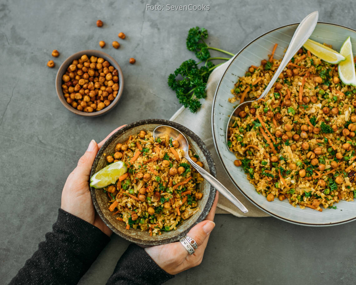 Veganes Rezept: Blumenkohlreis 1