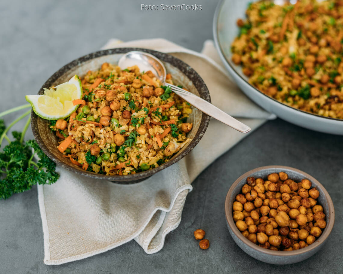 Veganes Rezept: Blumenkohlreis 2