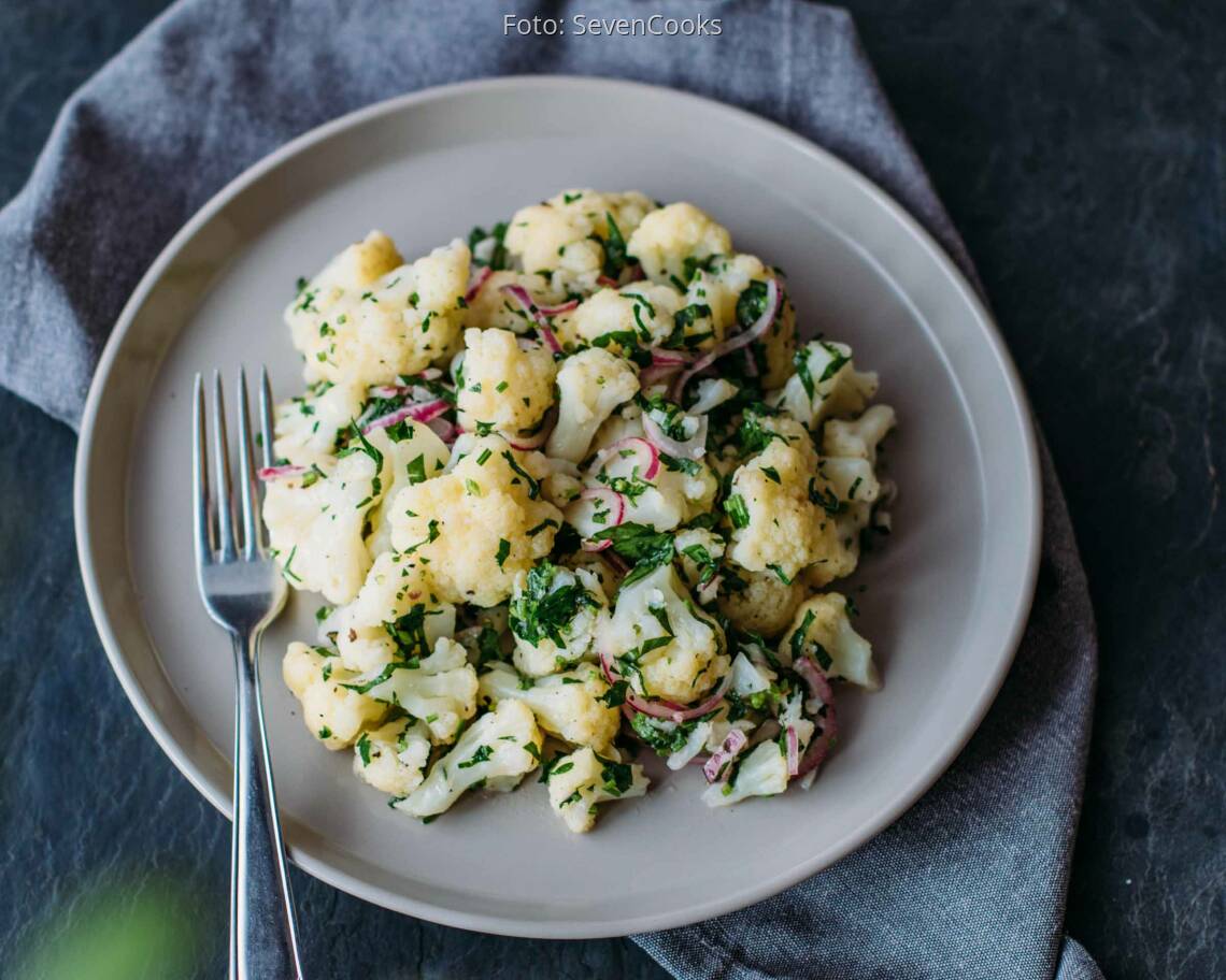 Veganes Rezept: Blumenkohlsalat_1