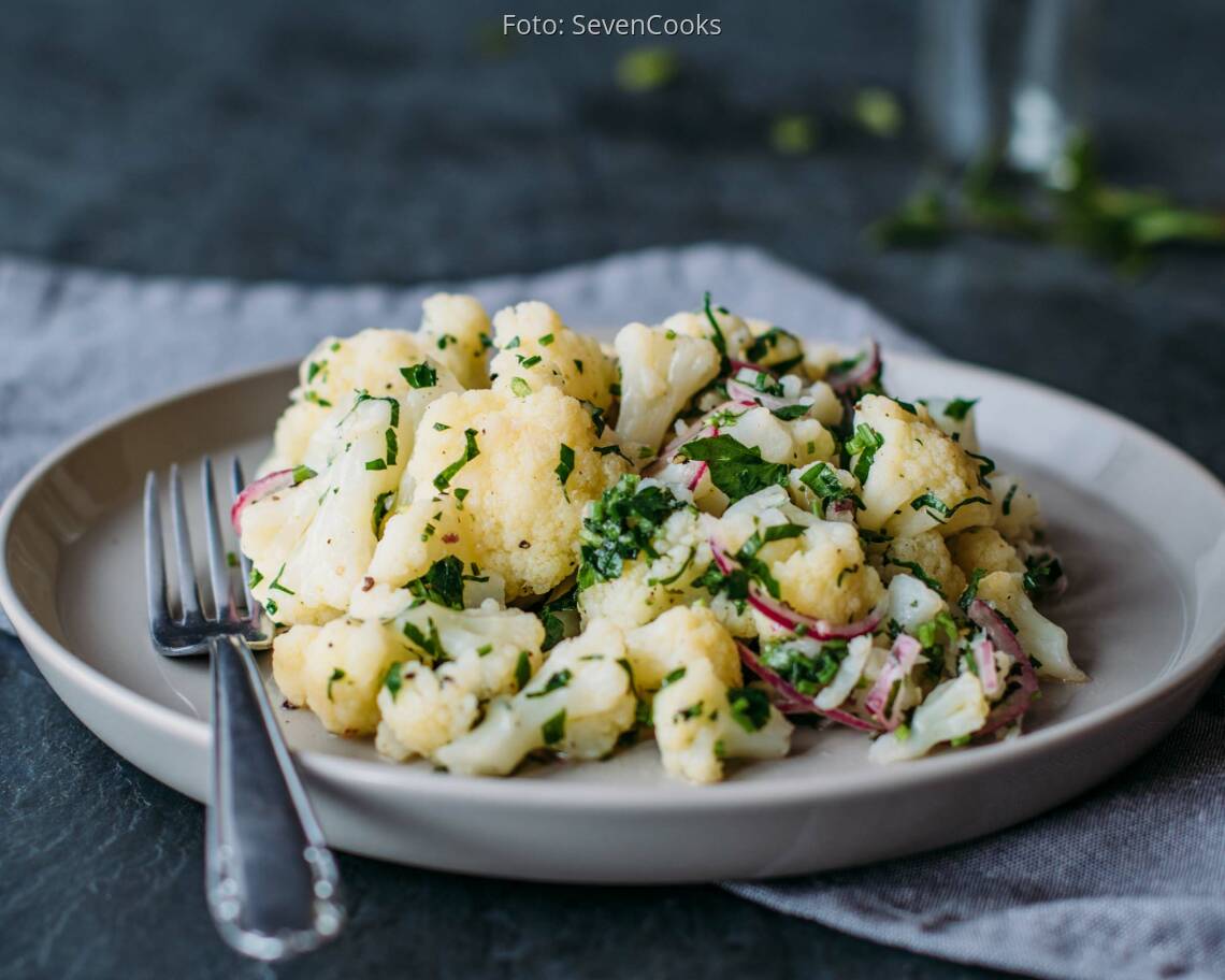 Veganes Rezept: Blumenkohlsalat_3