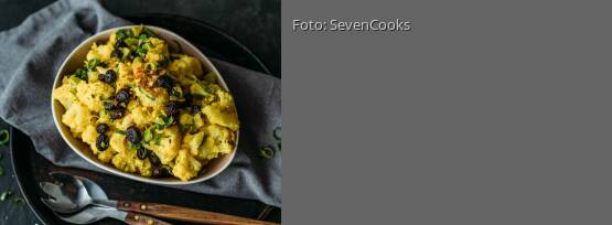 Rezeptbild für "Blumenkohlsalat mit Curry-Dressing"