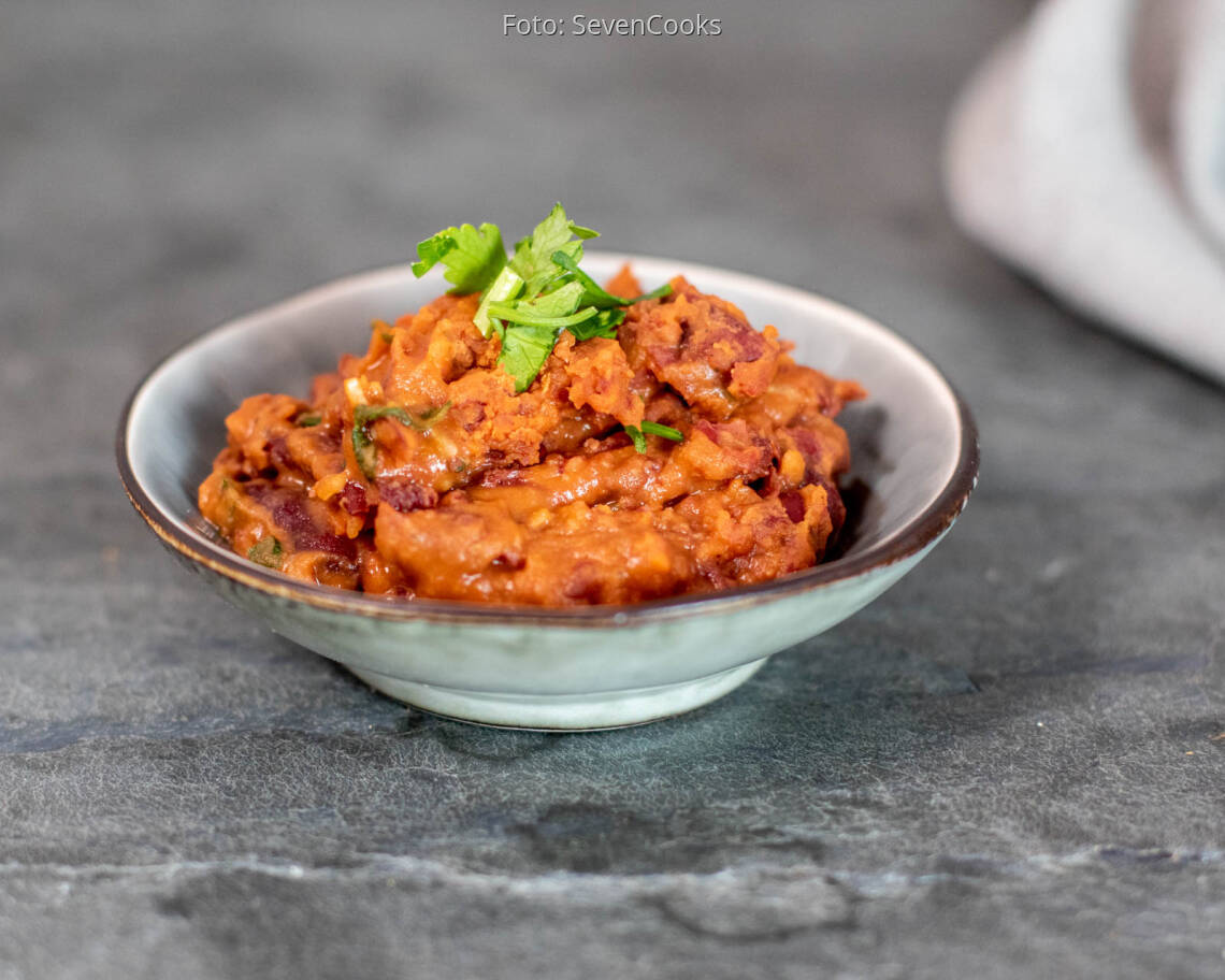 Veganes Rezept: Bohnenmus 3