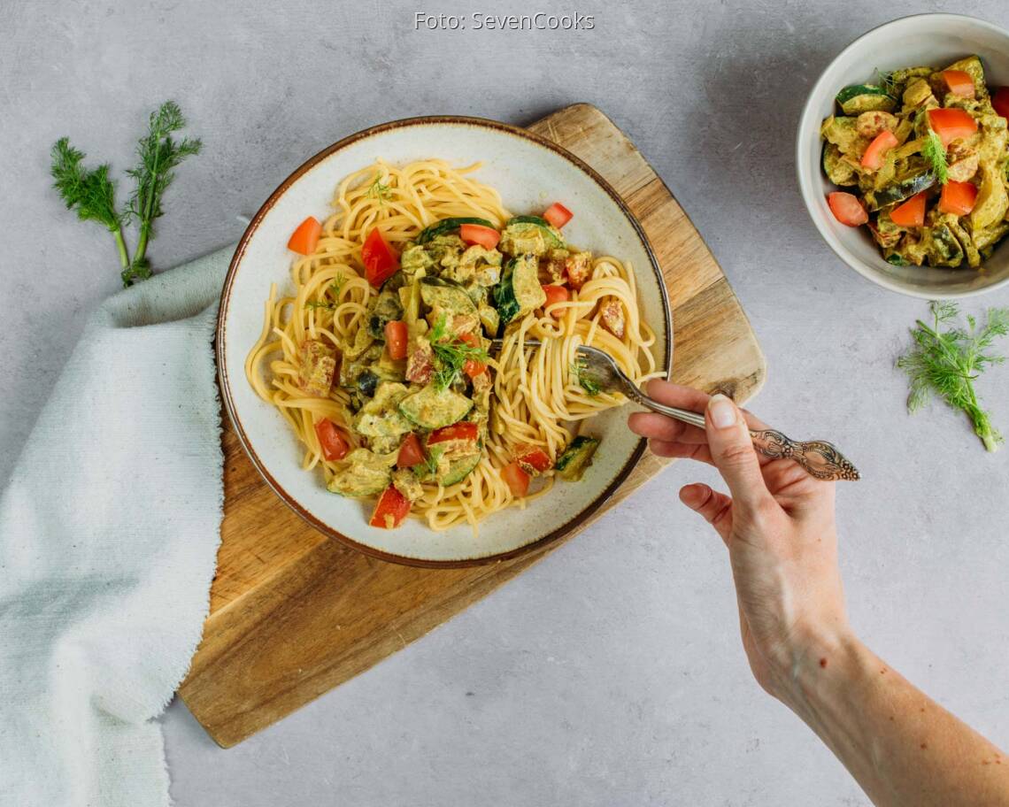 Veganes Rezept: Bollywood Pasta 2