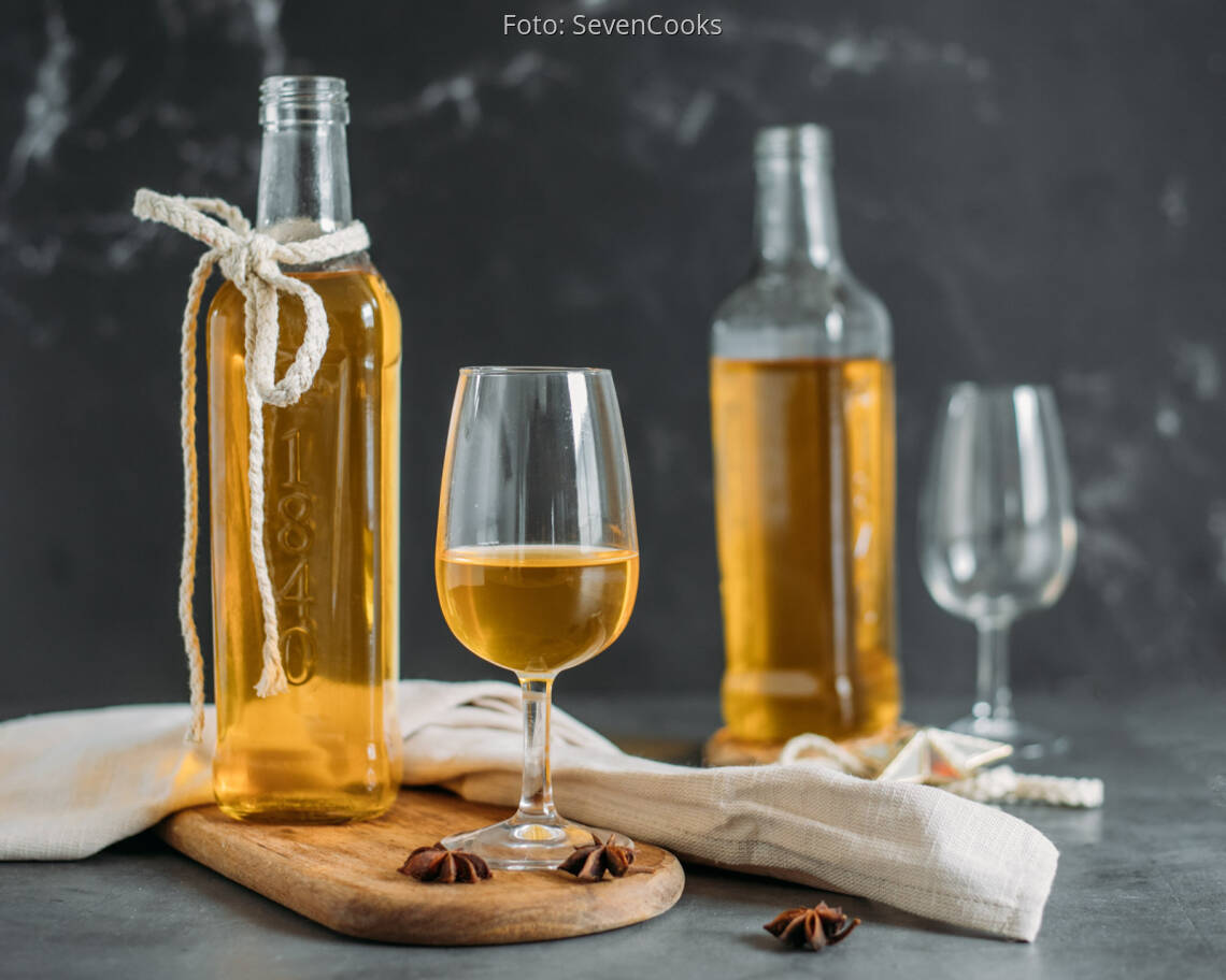 Veganes Rezept: Bratapfellikör