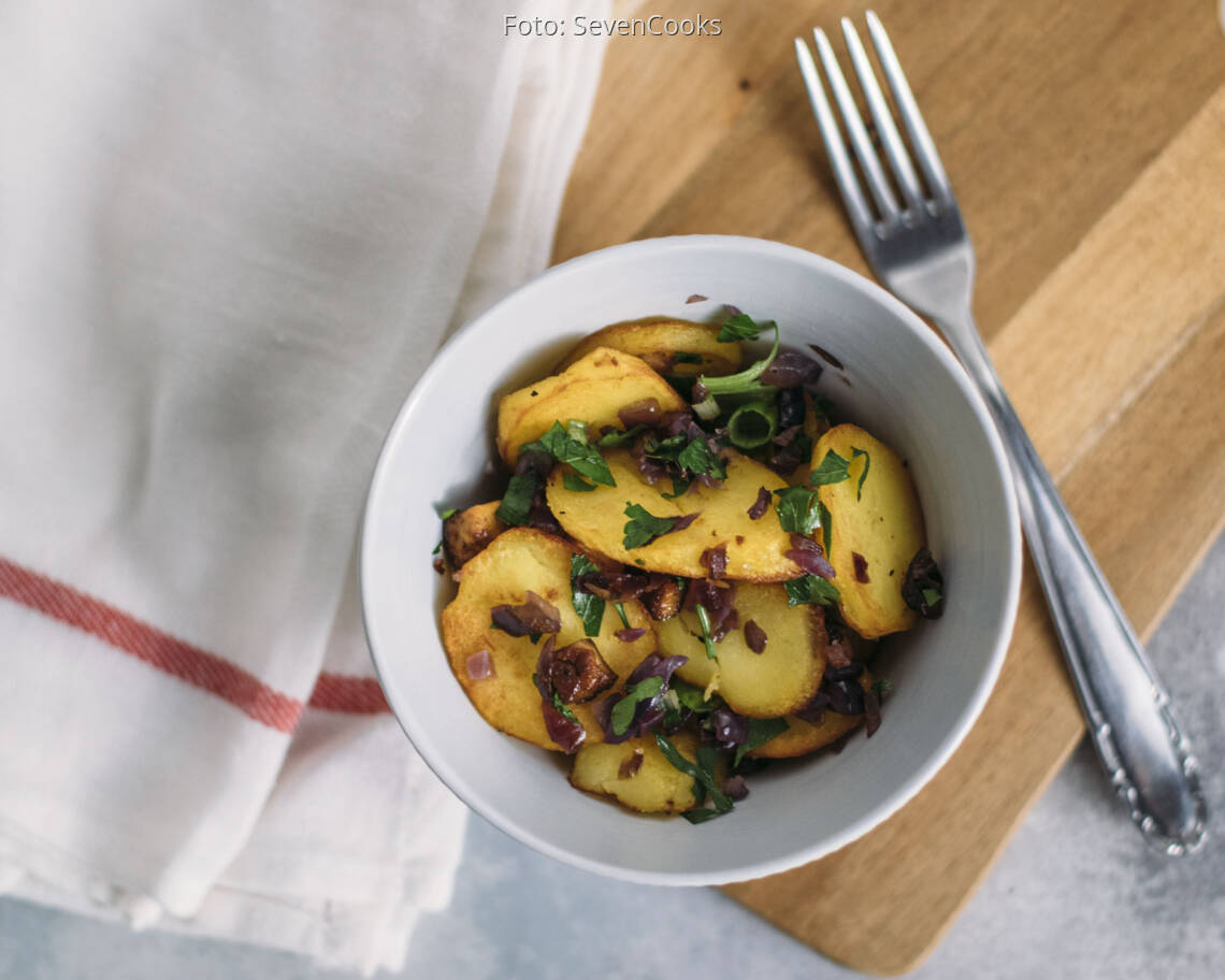 Veganes Rezept: Bratkartoffeln 2