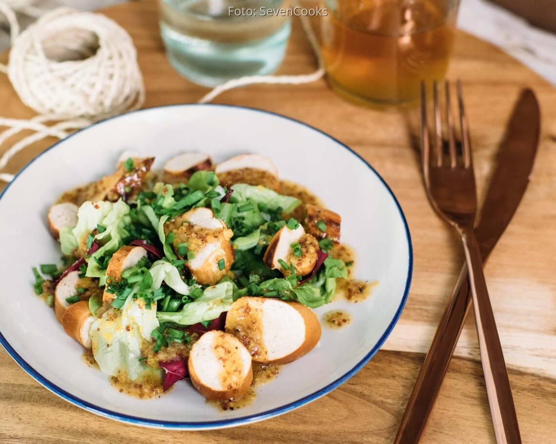 Veganes Rezept: Brezensalat mit süßem Senf Dressing_1