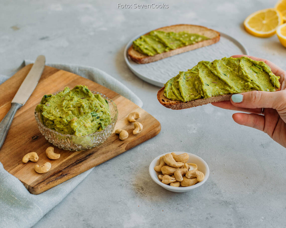 Veganes Rezept: Bärlauch-Frischkäse 2