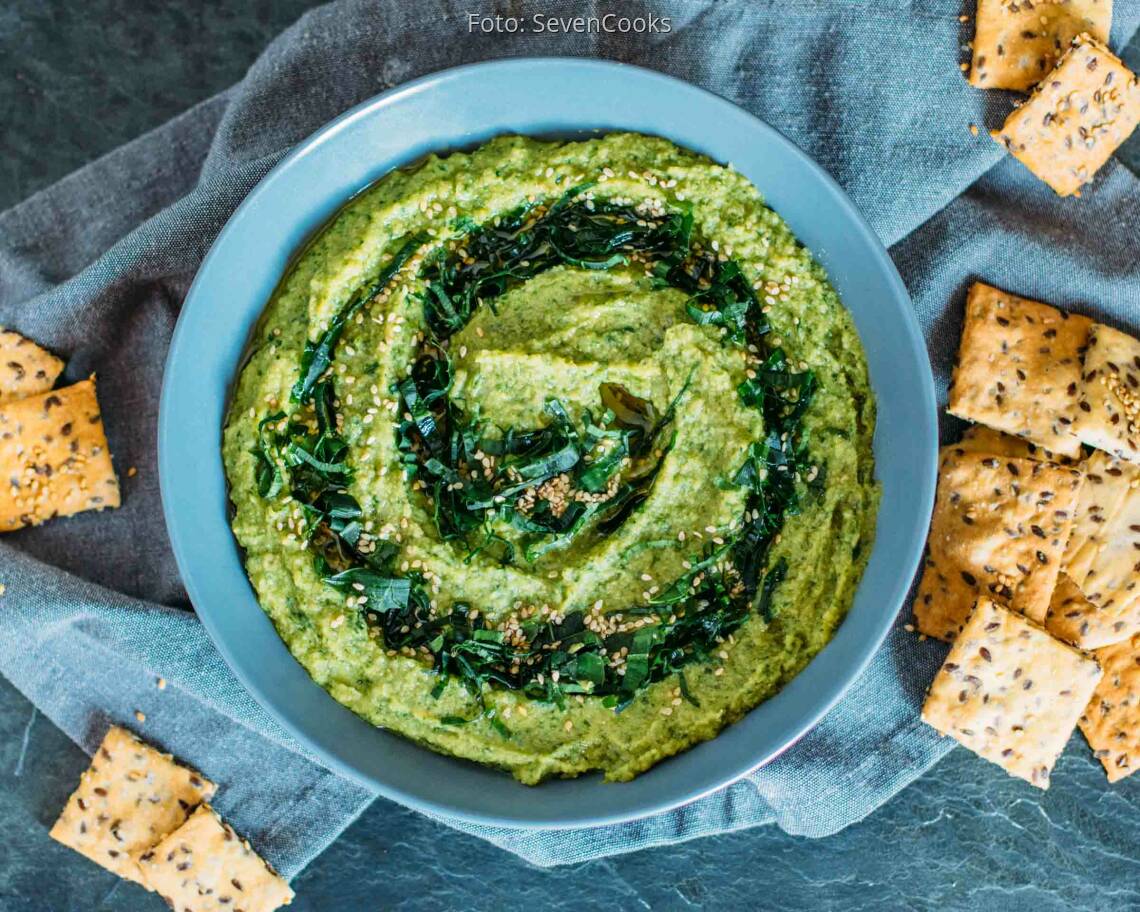 Veganes Rezept: Bärlauch-Hummus 3