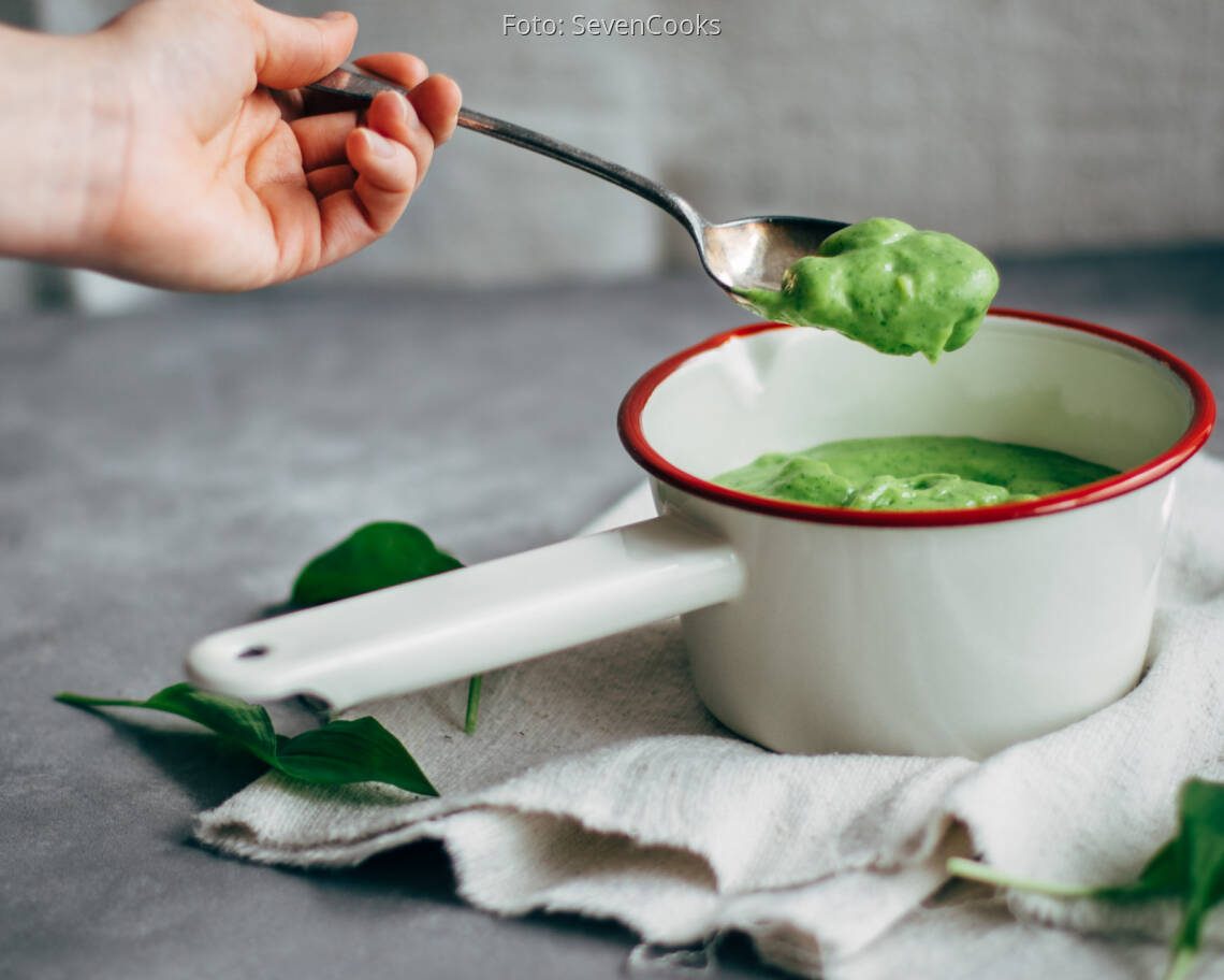 Veganes Rezept: Bärlauch-Kartoffelpüree
