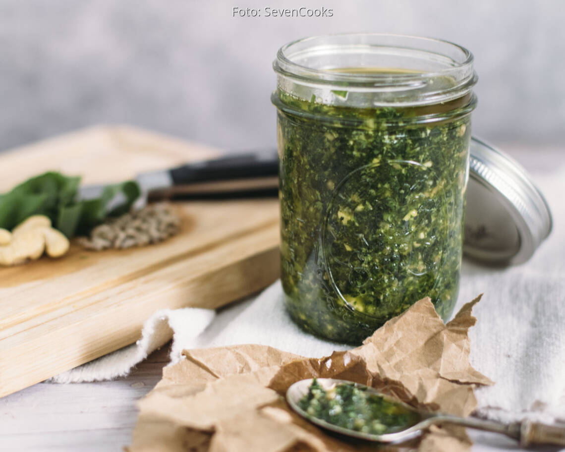 Veganes Rezept: Bärlauchpesto_2