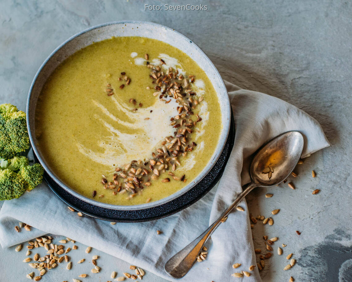 Veganes Rezept: Brokkoli Creme Suppe