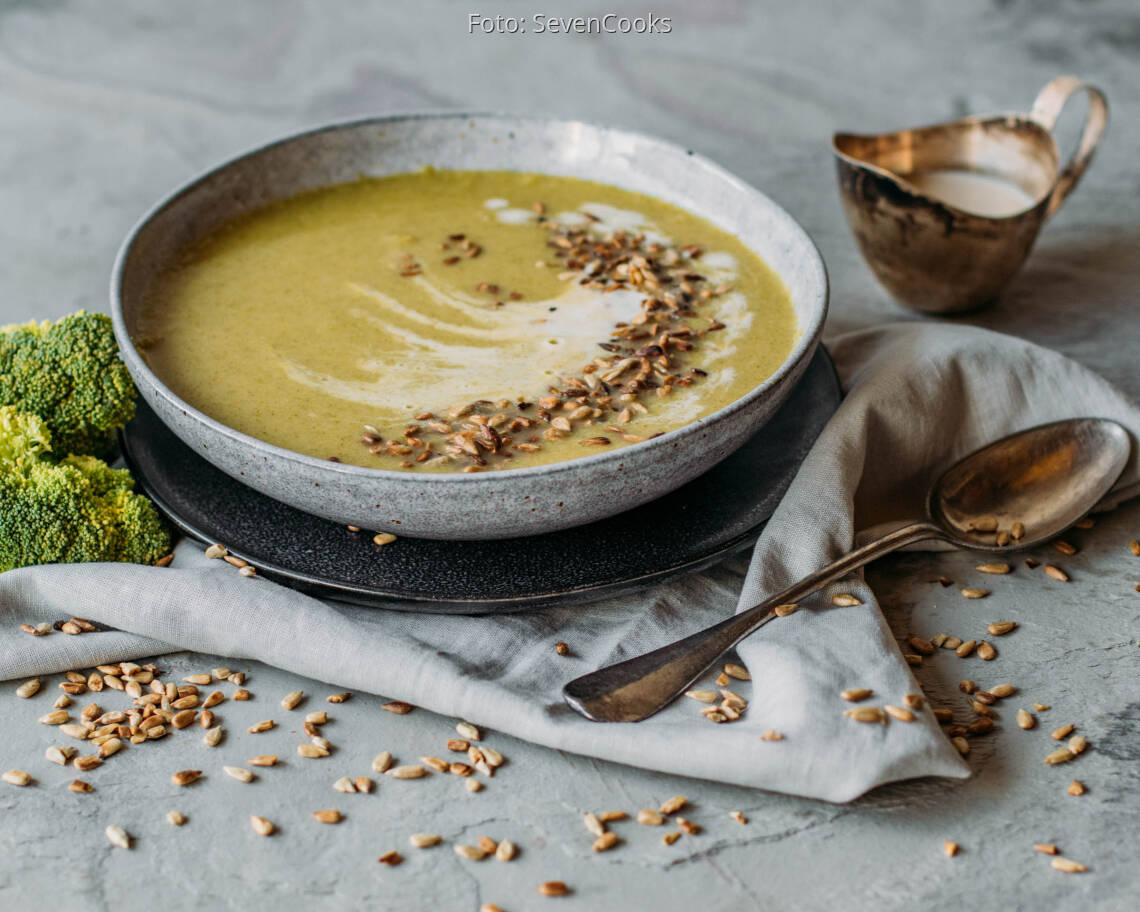 Veganes Rezept: Brokkoli Creme Suppe