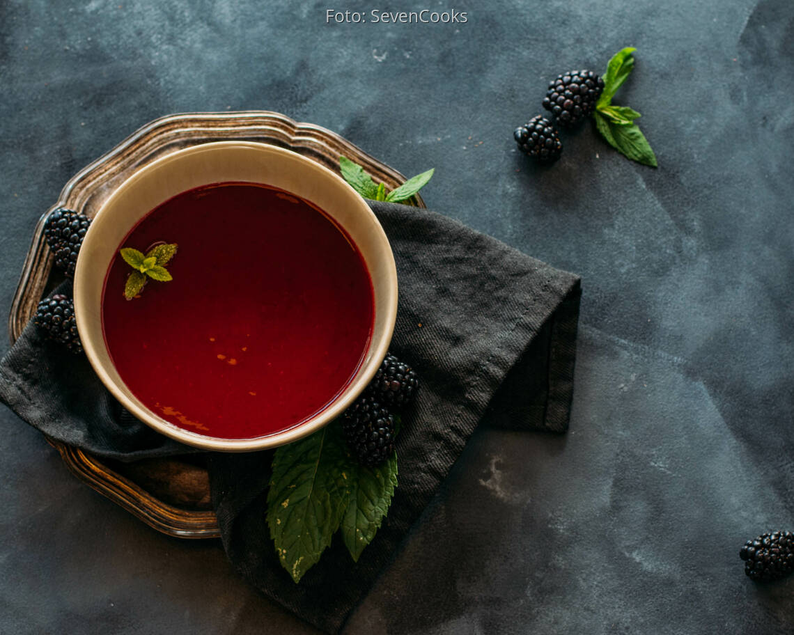 Veganes Rezept: Brombeerdressing