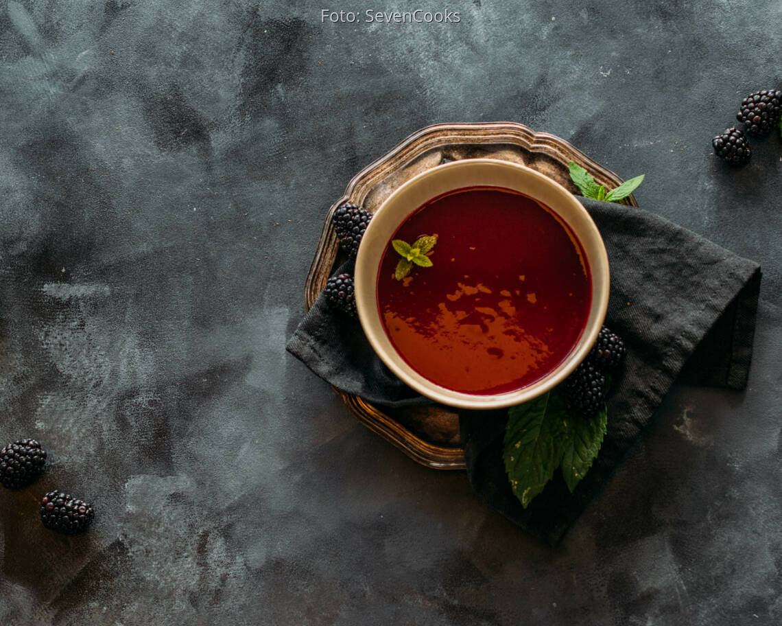 Veganes Rezept: Brombeerdressing 2