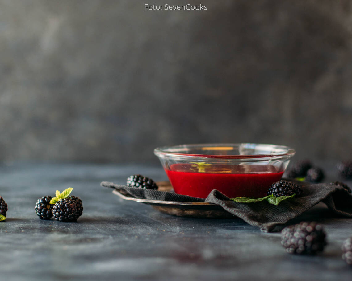 Veganes Rezept: Brombeerdressing 3