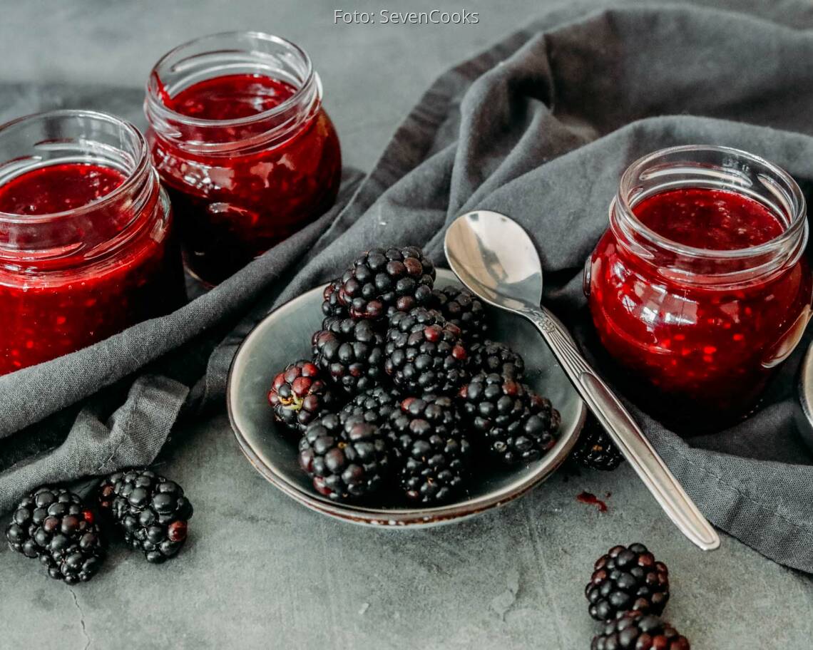 Veganes Rezept: Brombeermarmelade 3