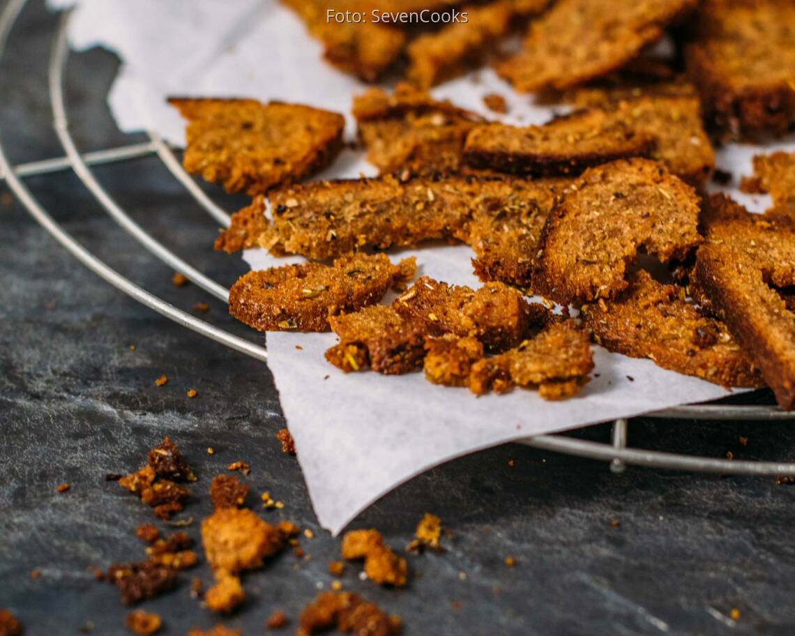 Veganes Rezept: Brotchips 2