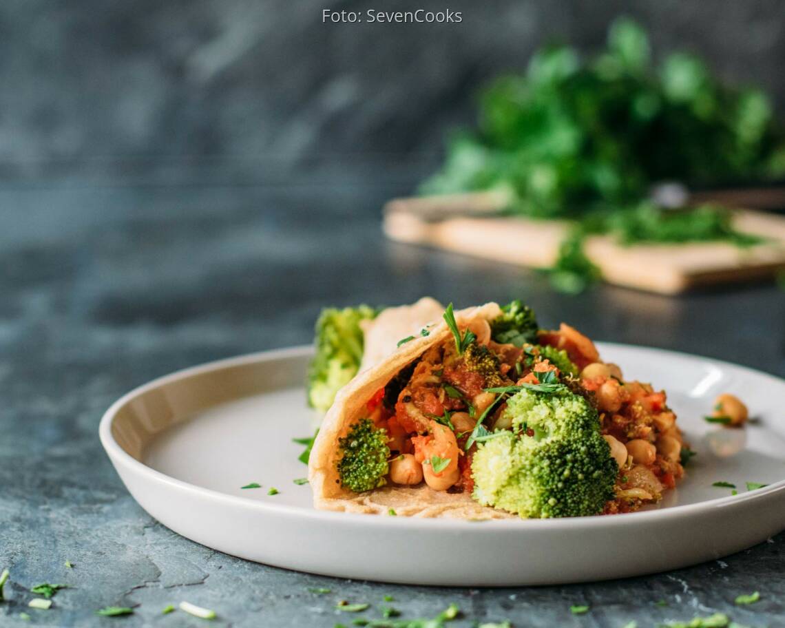 Veganes Rezept: Buchweizen-Pfannkuchen mit Gemüsefüllung_2