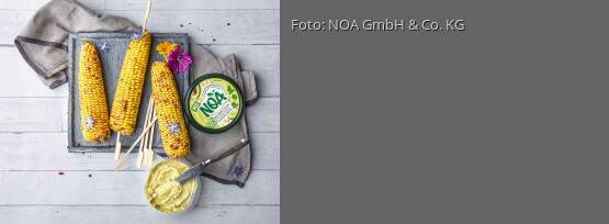 Rezeptbild für "Bunte NOA Maiskolben vom Grill"