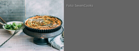 Rezeptbild für "Bunte vegane Gemüsetarte"