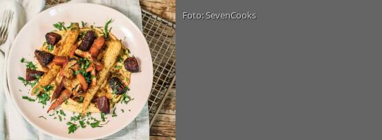 Rezeptbild für "Buntes Wurzelgemüse aus dem Ofen"