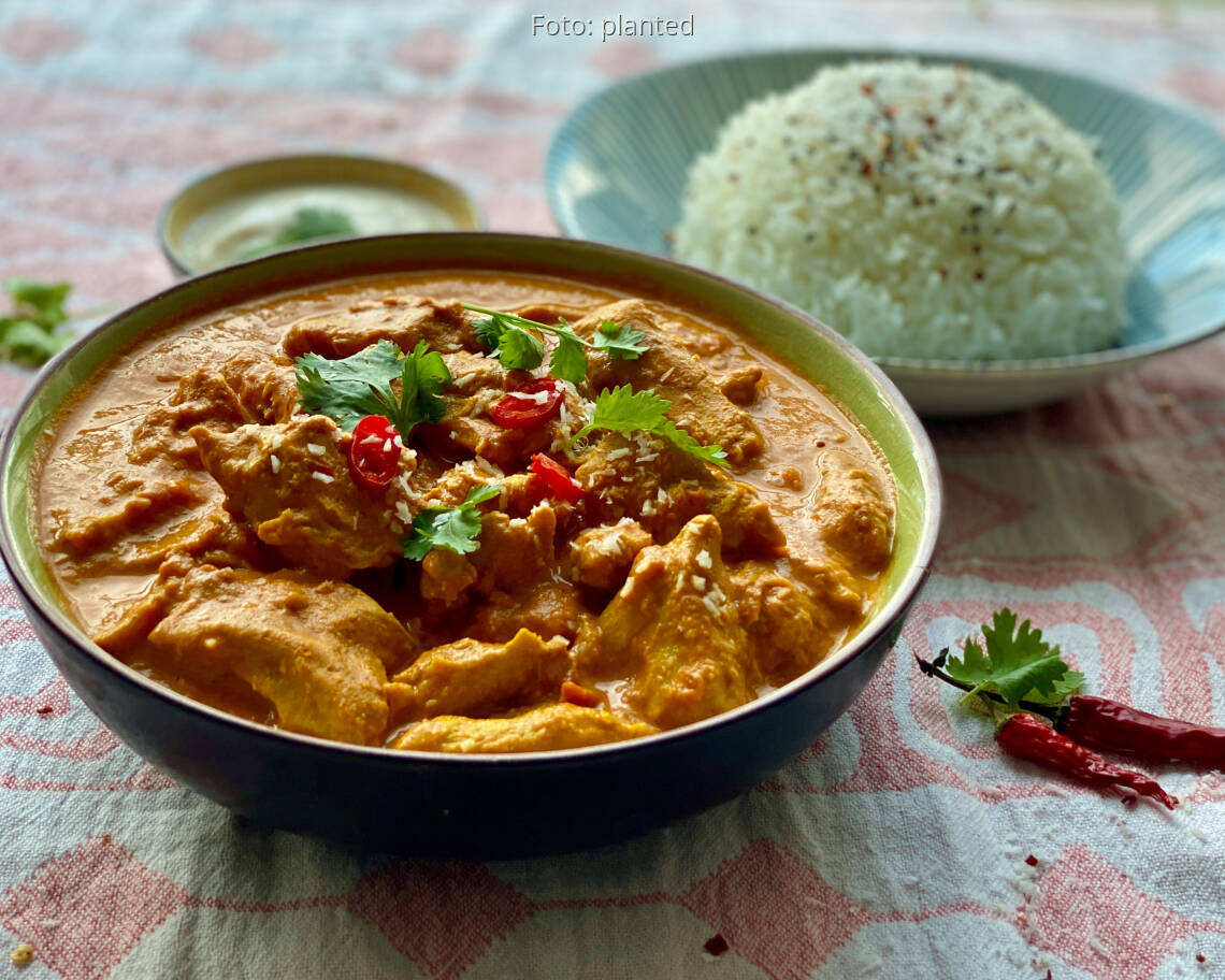 Veganes Rezept: Butter Chicken