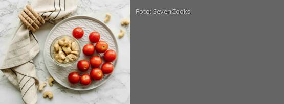 Rezeptbild für "Cashews und Tomaten"