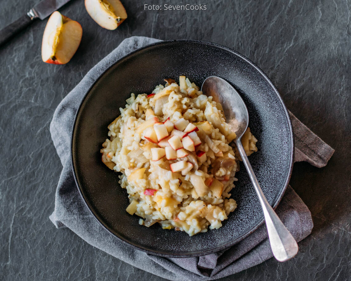 Veganes Rezept: Chicorée Risotto