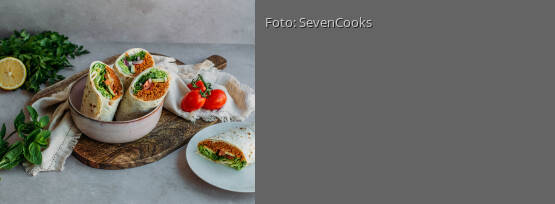 Rezeptbild für "Cig Köfte Wrap"