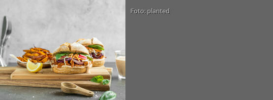 Rezeptbild für "Veganer Coleslaw Pulled Burger"