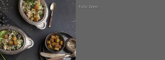 Rezeptbild für "Couscous Salat mit Kichererbsentofu"