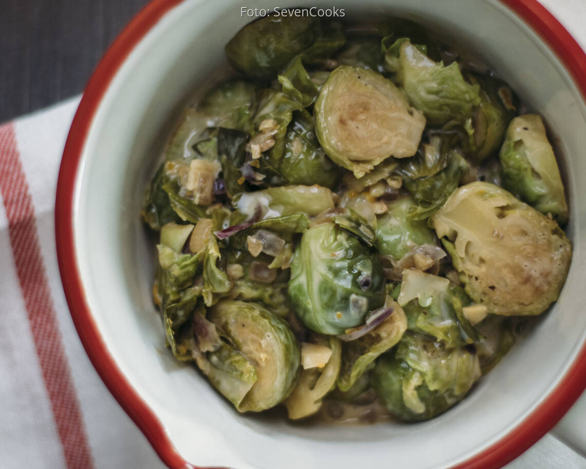 Veganes Rezept: Cremige Rosenkohlsauce