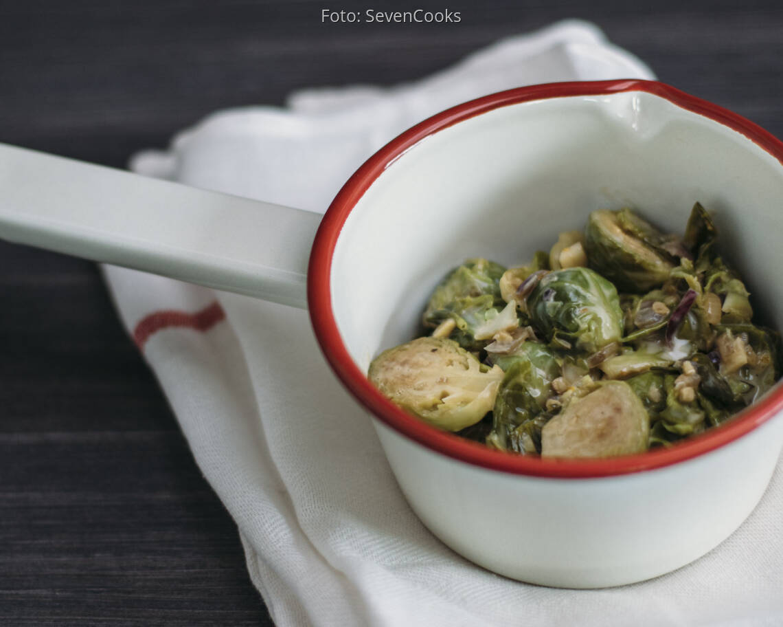 Veganes Rezept: Cremige Rosenkohlsauce