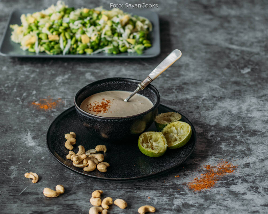Veganes Rezept: Cremiges Dressing ohne Öl