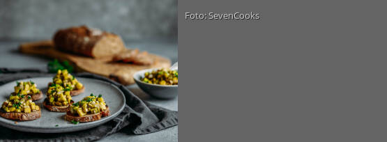 Rezeptbild für "Crostini mit Pilz-Avocado-Tatar"