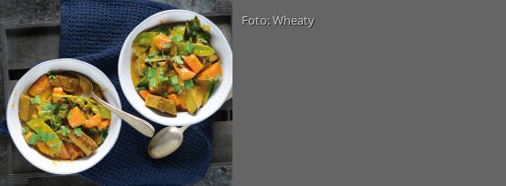 Rezeptbild für "Curry mit Seitan"