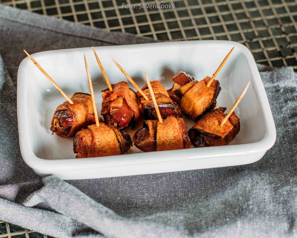 Veganes Rezept: Datteln im Auberginenmantel 2