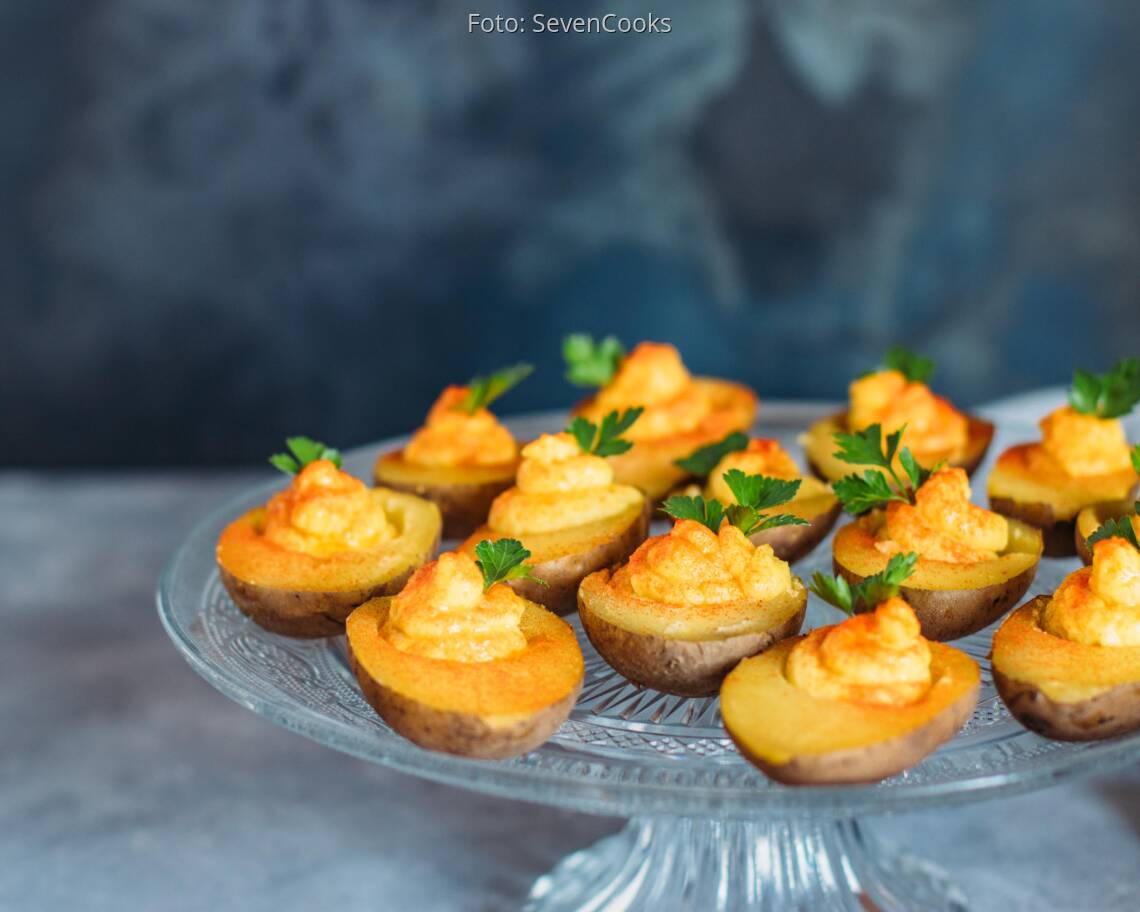 Veganes Rezept: Deviled eggs 2