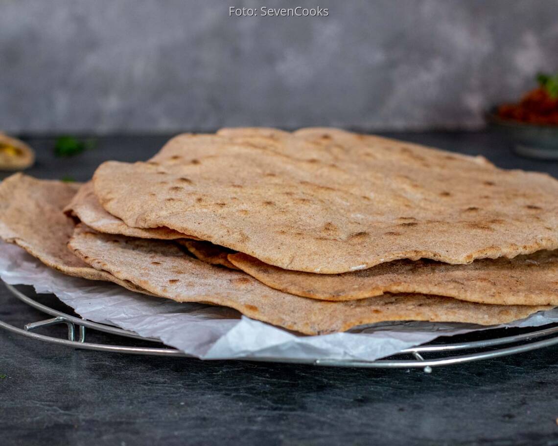 Veganes Rezept: Dinkel-Vollkorn-Wraps 1