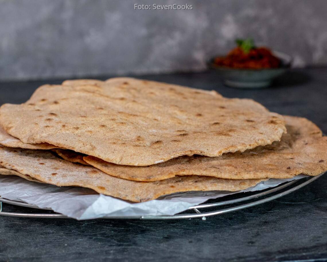 Veganes Rezept: Dinkel-Vollkorn-Wraps 3