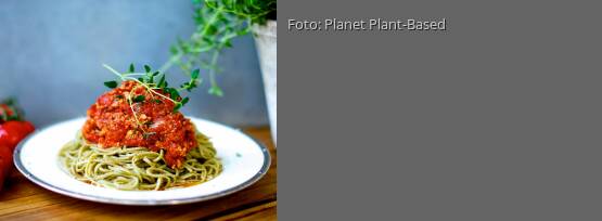 Rezeptbild für "Edamame Spaghetti mit Tofu Bolognese"