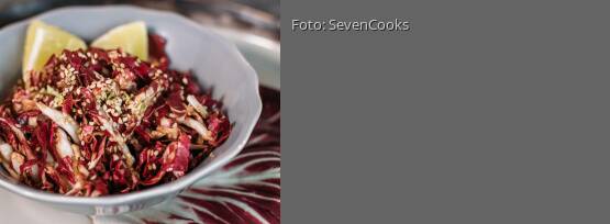 Rezeptbild für "Einfacher Sesam-Radicchio-Salat"