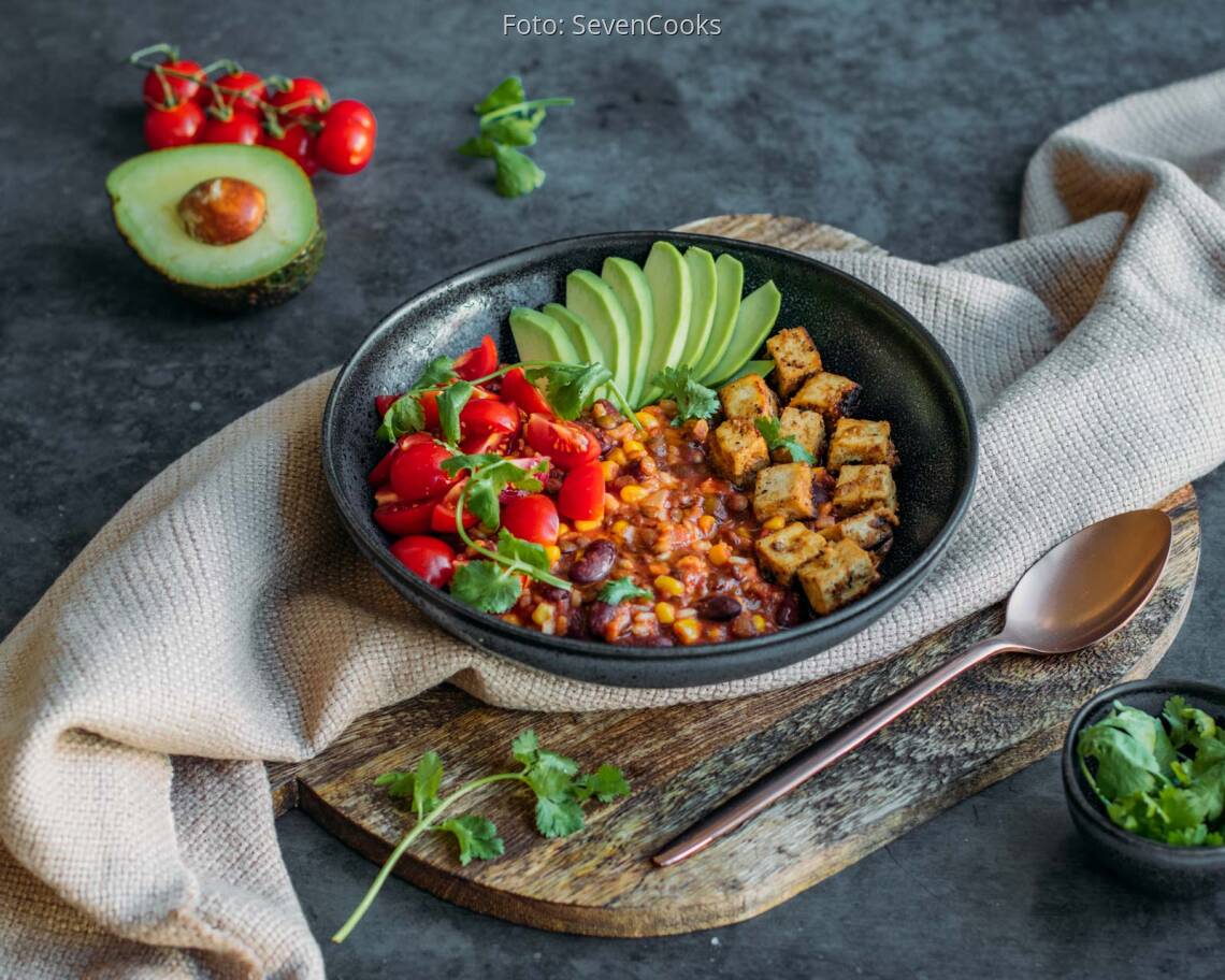Veganes Rezept: Enchilada Bowl 1