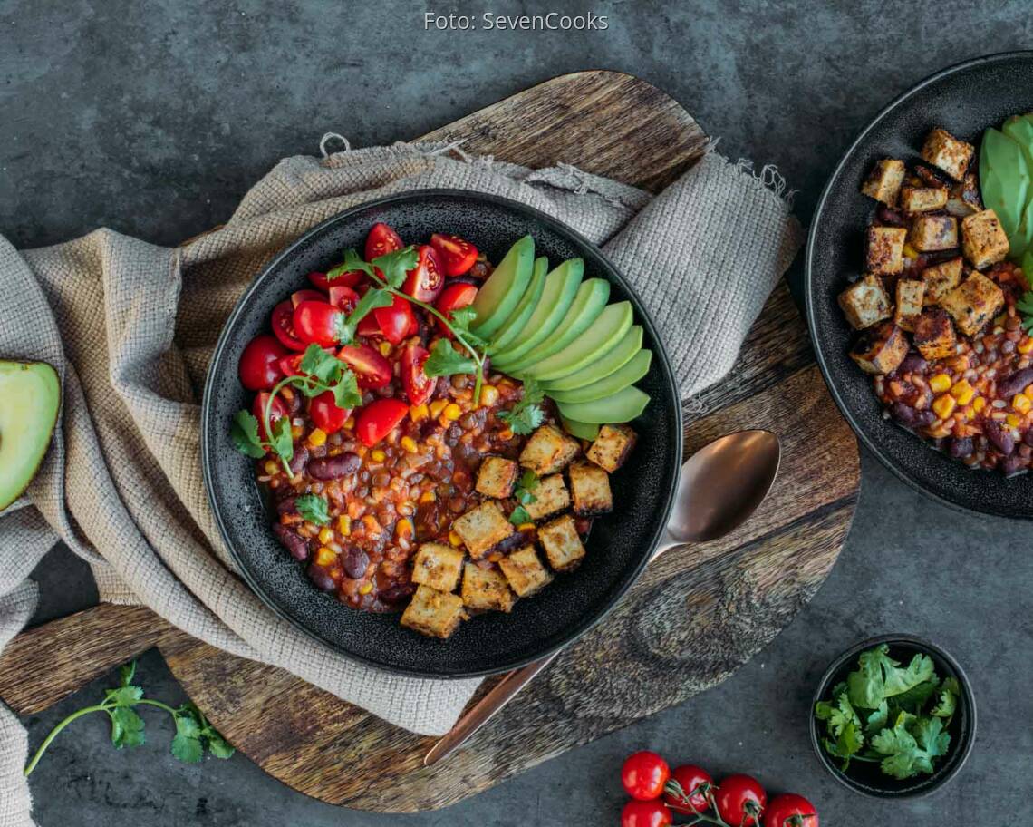 Veganes Rezept: Enchilada Bowl 2